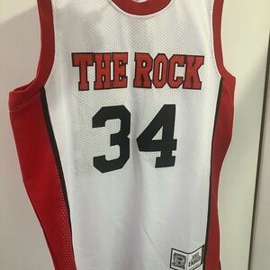 Joel Embiid Jersey High School The Rock NBA 76ers Headgear classic jersey sz XL